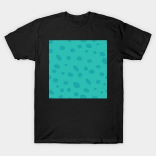 Seeing Spots blue on teal T-Shirt